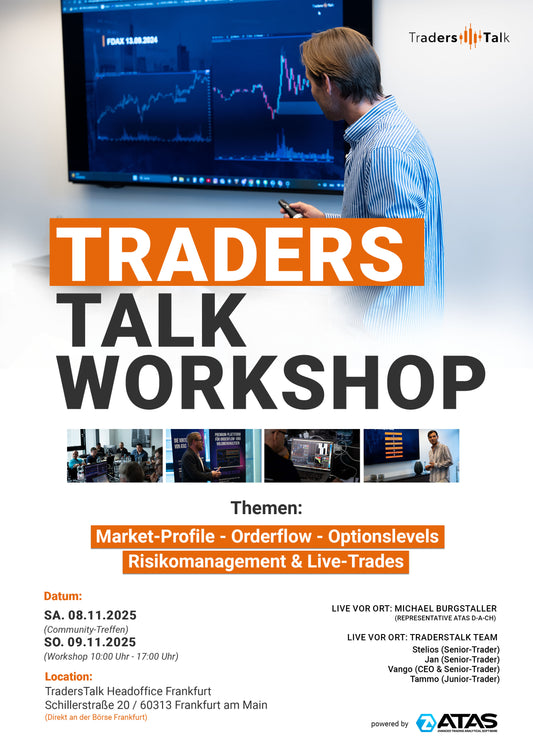 TradersTalk & Atas Workshop 08.11.2025 & 09.11.2025