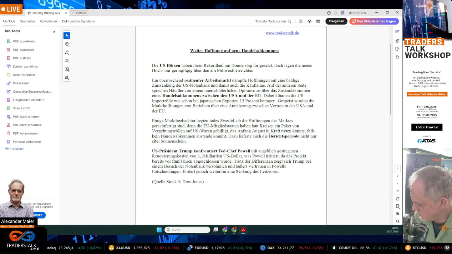 TradersTalk LIVE (Neukundenaktion)