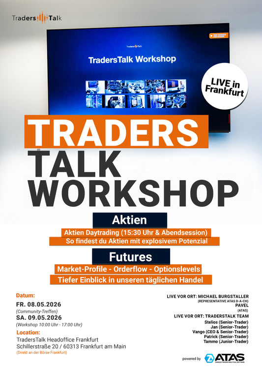 Futures & Aktien (TradersTalk & Atas Workshop 08.05-09.05.2026)